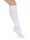 Calcetines altos lisos con lazo trasero Blanco White