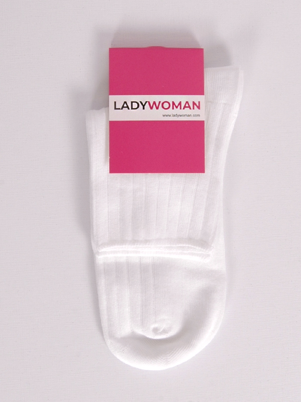 Calcetines finos canalé - Comprar online en Lady Woman